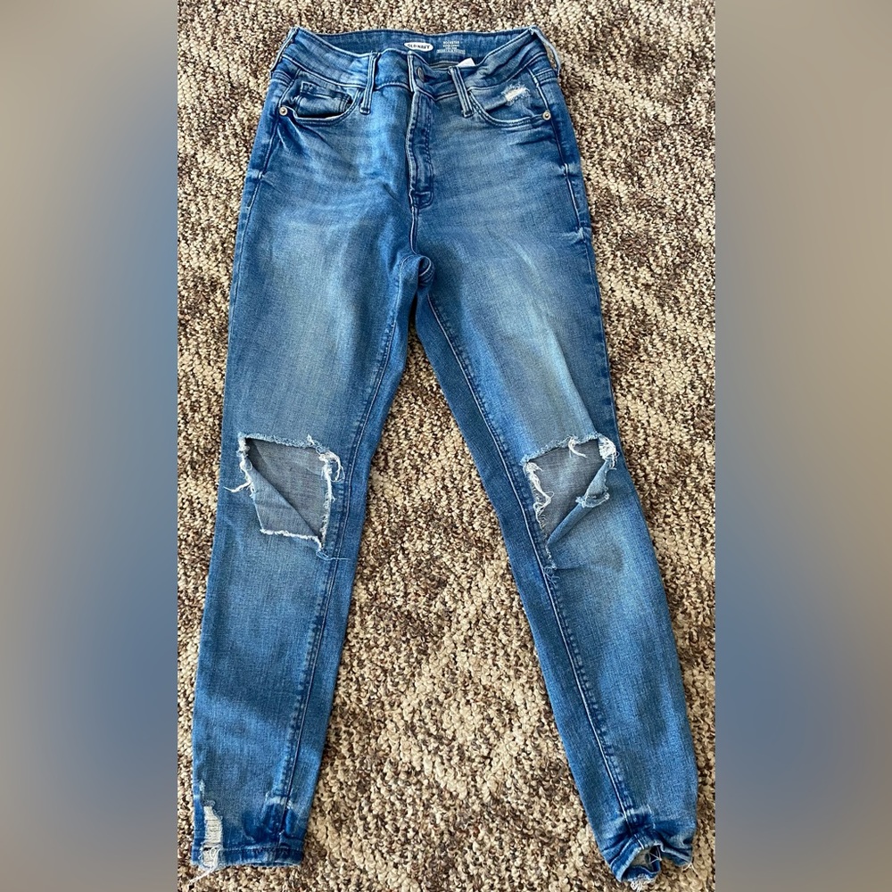 Ripped Blue Jeans